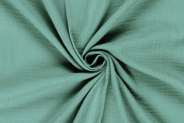 Musselin, Double Gauze, altgrün, 0,5 m
